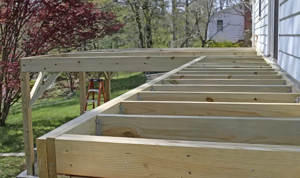 Expert deck construction image featuring Deck Builders Kerikeri and Deck Builders Paihia